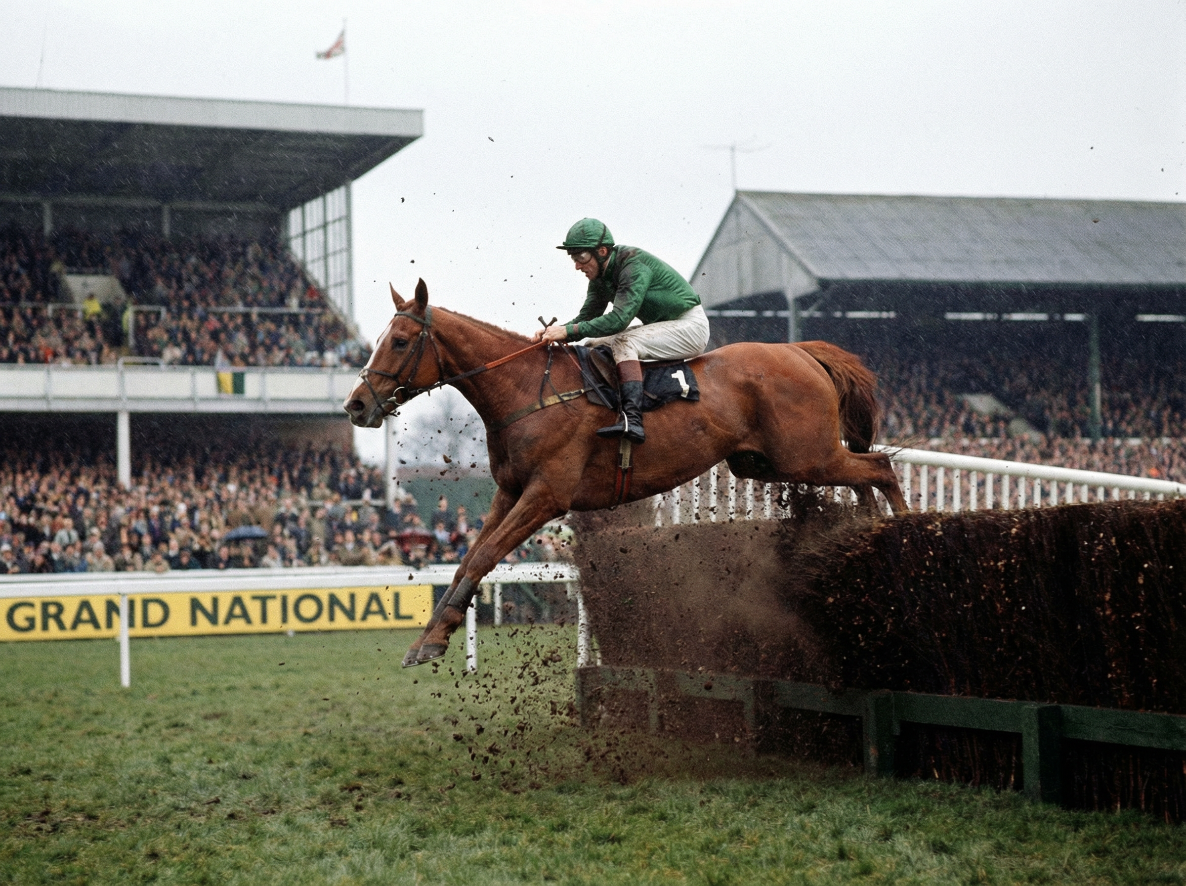 皇冠网 - 红朗姆赢得英国国家障碍大赛