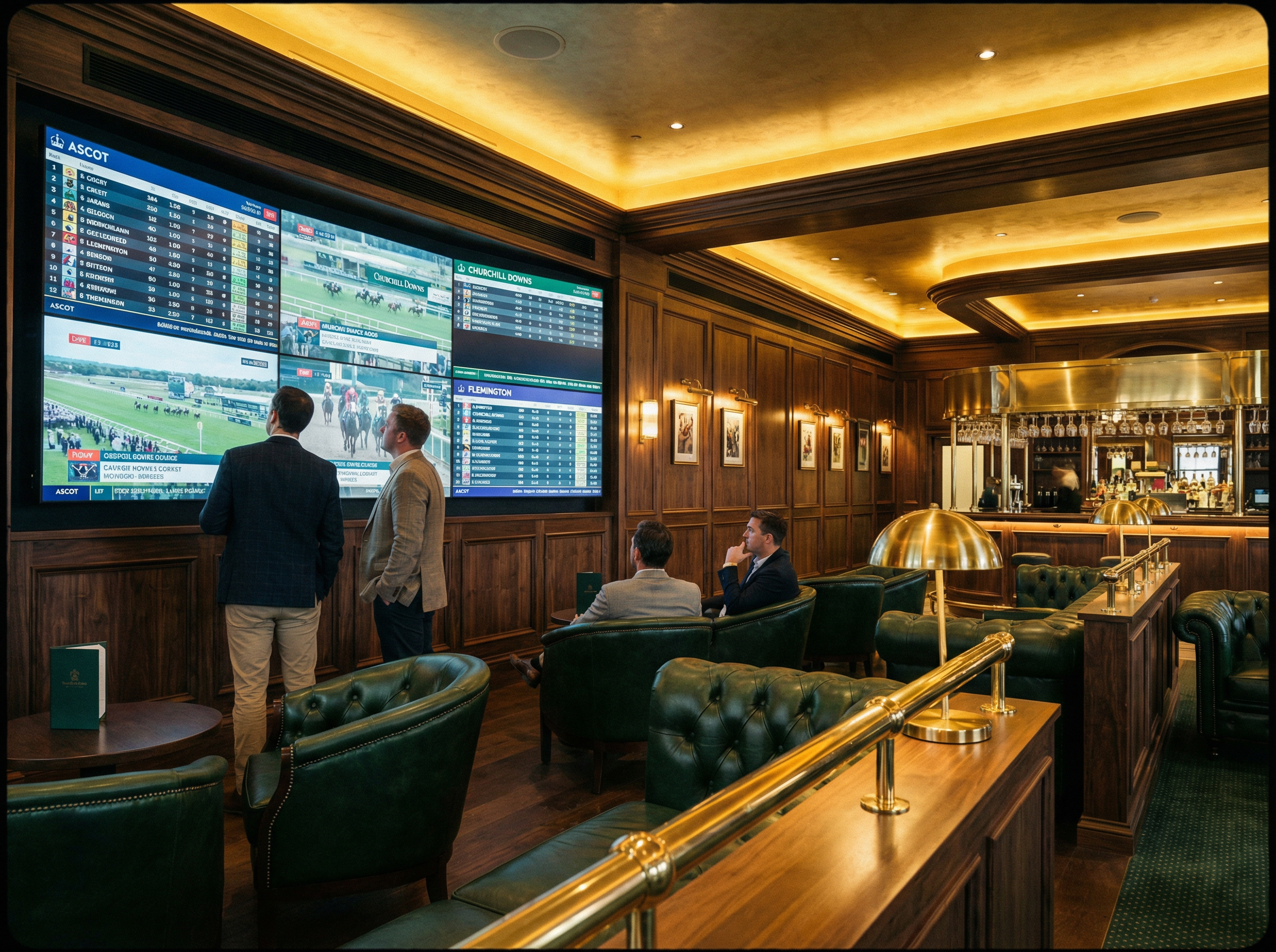 皇冠网 - 赛马赔率中心大屏幕